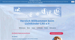 Desktop Screenshot of lichtkinder-lkk.com