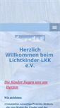 Mobile Screenshot of lichtkinder-lkk.com
