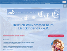 Tablet Screenshot of lichtkinder-lkk.com